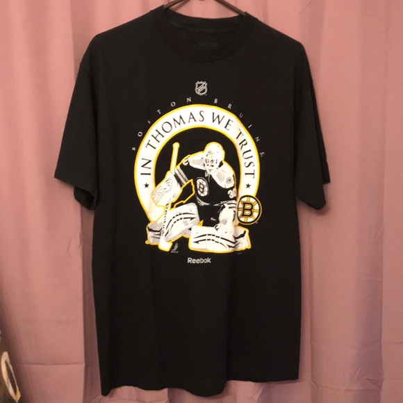 Reebok Other - MENS Reebok Bos Bruins Thomas we trust